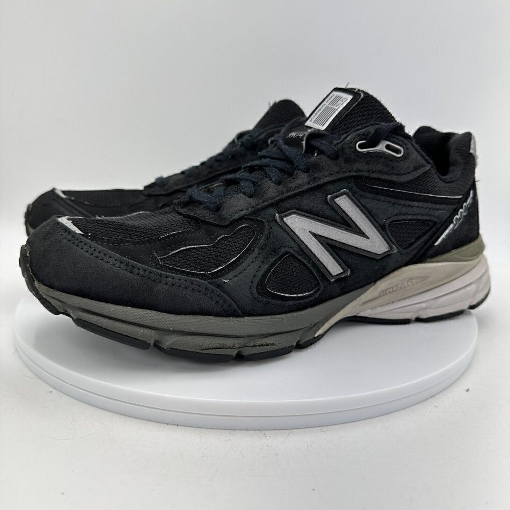 New Balance 990V4 Blue Navy Suede Women Running Sneaker Shoes W990BK4 Size 10.5